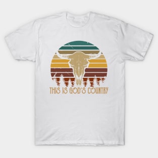 This Is God’s Bull Skulls T-Shirt